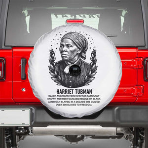 American Hero Harriet Tubman Spare Tire Cover Black History Leader Gift TS12 White Print Your Wear