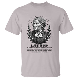American Hero Harriet Tubman T Shirt Black History Leader Gift TS12 Ice Gray Print Your Wear