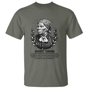 American Hero Harriet Tubman T Shirt Black History Leader Gift TS12 Military Green Print Your Wear