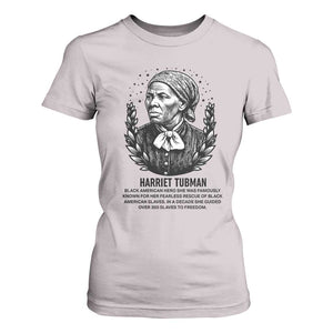 American Hero Harriet Tubman T Shirt For Women Black History Leader Gift TS12 Ice Gray Print Your Wear