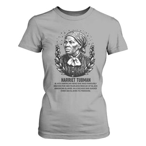 American Hero Harriet Tubman T Shirt For Women Black History Leader Gift TS12 Sport Gray Print Your Wear