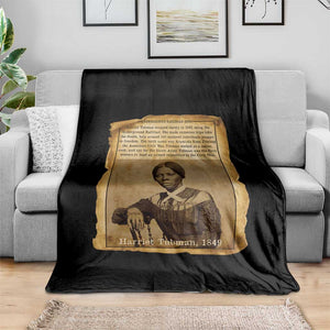 Harriet Tubman Tribute Throw Blanket Civil Rights Leader Black History Gift TS12 Print Your Wear