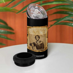 Harriet Tubman Tribute 4 in 1 Can Cooler Tumbler Civil Rights Leader Black History Gift TS12 Print Your Wear