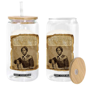 Harriet Tubman Tribute Glass Can Civil Rights Leader Black History Gift TS12 Print Your Wear