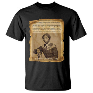 Harriet Tubman Tribute T Shirt Civil Rights Leader Black History Gift TS12 Black Print Your Wear