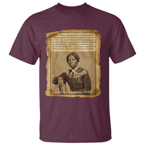 Harriet Tubman Tribute T Shirt Civil Rights Leader Black History Gift TS12 Maroon Print Your Wear