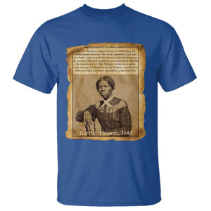 Harriet Tubman Tribute T Shirt Civil Rights Leader Black History Gift TS12 Royal Blue Print Your Wear