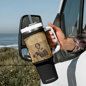 Harriet Tubman Tribute Tumbler With Handle Civil Rights Leader Black History Gift TS12 Print Your Wear
