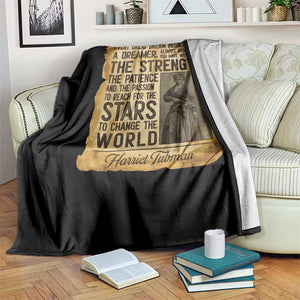 Harriet Tubman Quote Throw Blanket Strength Patience Passion To Change The World TS12 Print Your Wear