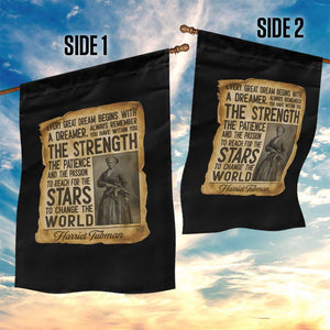 Harriet Tubman Quote Garden Flag Strength Patience Passion To Change The World TS12 Print Your Wear