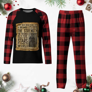 Harriet Tubman Quote Plaid Pajama Set Strength Patience Passion To Change The World TS12 Buffalo Plaid Print Your Wear