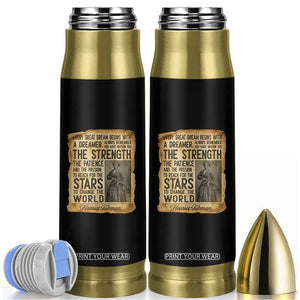 Harriet Tubman Quote Bullet Tumbler Strength Patience Passion To Change The World TS12 Black Print Your Wear
