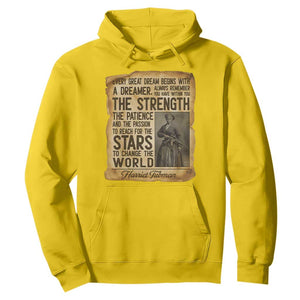 Harriet Tubman Quote Hoodie Strength Patience Passion To Change The World TS12 Daisy Print Your Wear