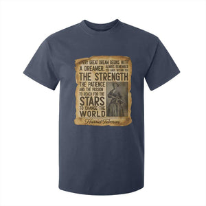 Harriet Tubman Quote T Shirt For Kid Strength Patience Passion To Change The World TS12 Navy Print Your Wear