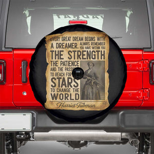 Harriet Tubman Quote Spare Tire Cover Strength Patience Passion To Change The World TS12 Black Print Your Wear