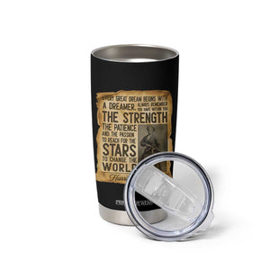 Harriet Tubman Quote Tumbler Cup Strength Patience Passion To Change The World TS12 Print Your Wear