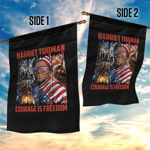 Harriet Tubman Courage Is Freedom Garden Flag Black History Gift TS12 Print Your Wear