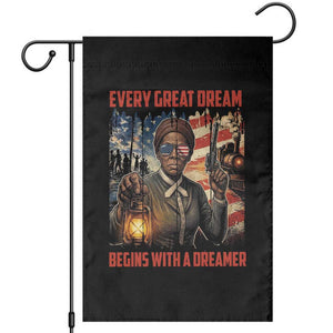 Harriet Tubman Quote Garden Flag Every Great Dream Begins With A Dreamer TS12 Black Print Your Wear