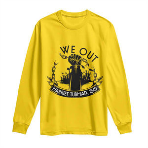 Harriet Tubman Long Sleeve Shirt We Out Breaking The Chains Iconic Legacy Gift TS12 Daisy Print Your Wear
