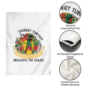 Harriet Tubman Garden Flag Underground Railroad Hero Breaking Chains TS12 Print Your Wear