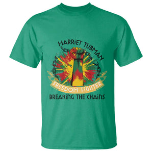 Harriet Tubman T Shirt Underground Railroad Hero Breaking Chains TS12 Irish Green Print Your Wear