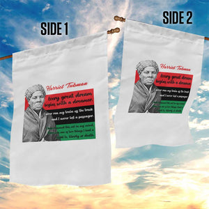 Harriet Tubman Quote Garden Flag Pan African Flag Black History TS12 Print Your Wear