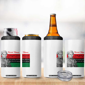 Harriet Tubman Quote 4 in 1 Can Cooler Tumbler Pan African Flag Black History TS12 Print Your Wear