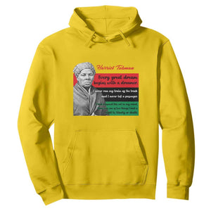 Harriet Tubman Quote Hoodie Pan African Flag Black History TS12 Daisy Print Your Wear