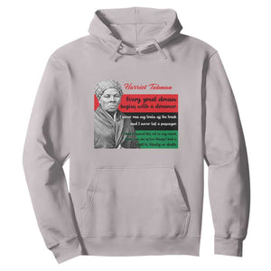 Harriet Tubman Quote Hoodie Pan African Flag Black History TS12 Ice Gray Print Your Wear