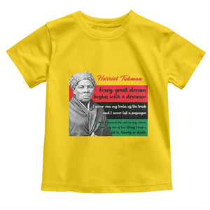 Harriet Tubman Quote Toddler T Shirt Pan African Flag Black History TS12 Daisy Print Your Wear