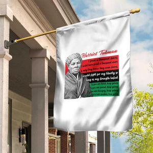 Harriet Tubman Legacy Garden Flag Pan African Flag Freedom Fighter Quote TS12 Print Your Wear
