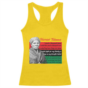 Harriet Tubman Legacy Racerback Tank Top Pan African Flag Freedom Fighter Quote TS12 Daisy Print Your Wear