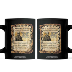 Harriet Tubman Coffee Mug Womens History Month Gift TS12 Black Print Your Wear