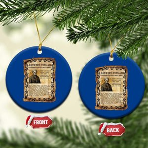 Harriet Tubman Ceramic Ornament Womens History Month Gift TS12 1pc Blue Print Your Wear