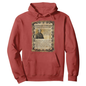 Harriet Tubman Hoodie Womens History Month Gift TS12 Red Print Your Wear