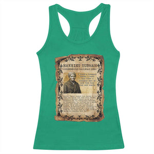 Harriet Tubman Racerback Tank Top Womens History Month Gift TS12 Irish Green Print Your Wear