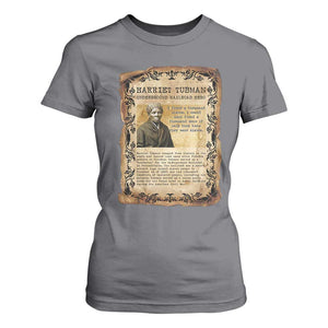 Harriet Tubman T Shirt For Women Womens History Month Gift TS12 Charcoal Print Your Wear
