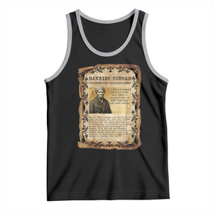Harriet Tubman Tank Top Womens History Month Gift TS12 Black Athletic Heather Print Your Wear