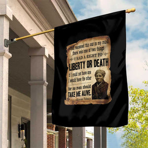 Harriet Tubman Garden Flag Liberty Or Death Black History Legacy TS12 Print Your Wear
