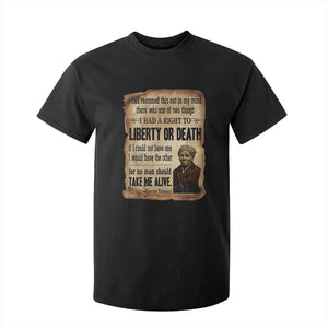 Harriet Tubman T Shirt For Kid Liberty Or Death Black History Legacy TS12 Black Print Your Wear