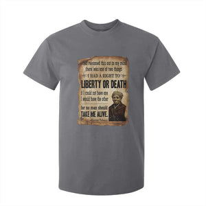 Harriet Tubman T Shirt For Kid Liberty Or Death Black History Legacy TS12 Charcoal Print Your Wear
