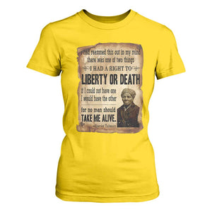 Harriet Tubman T Shirt For Women Liberty Or Death Black History Legacy TS12 Daisy Print Your Wear