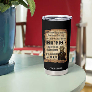 Harriet Tubman Tumbler Cup Liberty Or Death Black History Legacy TS12 Print Your Wear