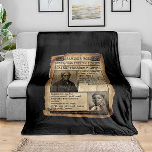 Harriet Tubman Newspaper Throw Blanket Slavery Freedom Fighter Historical TS12 Print Your Wear