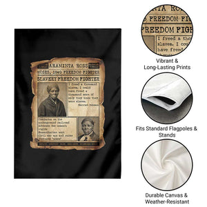 Harriet Tubman Newspaper Garden Flag Slavery Freedom Fighter Historical TS12 Print Your Wear