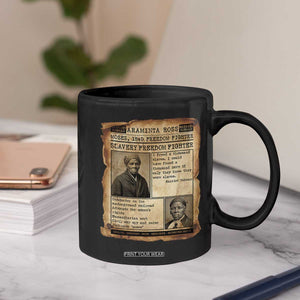 Harriet Tubman Newspaper Coffee Mug Slavery Freedom Fighter Historical TS12 Print Your Wear