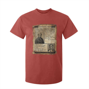 Harriet Tubman Newspaper T Shirt For Kid Slavery Freedom Fighter Historical TS12 Red Print Your Wear