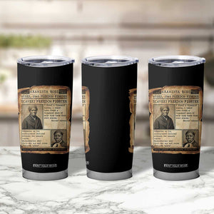 Harriet Tubman Newspaper Tumbler Cup Slavery Freedom Fighter Historical TS12 Print Your Wear