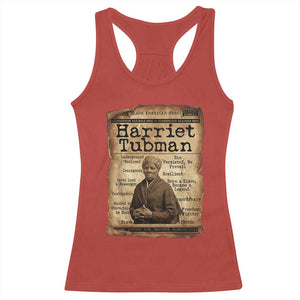 The Underground Railroad Hero Racerback Tank Top Harriet Tubman Slavery Freedom Fighter Gift TS12 Red Print Your Wear