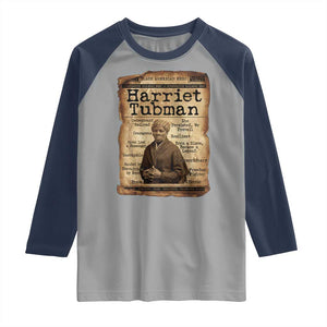 The Underground Railroad Hero Raglan Shirt Harriet Tubman Slavery Freedom Fighter Gift TS12 Sport Gray Navy Print Your Wear